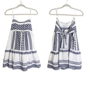 Boho Beachy Tunic Top Ruffled Women's Size Small